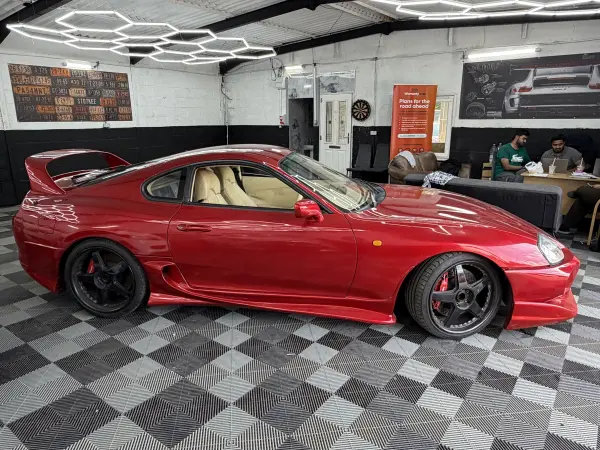 1993 Toyota Supra MK4 Twin Turbo Auto 2JZ-GTE in Candy Red, photo 20