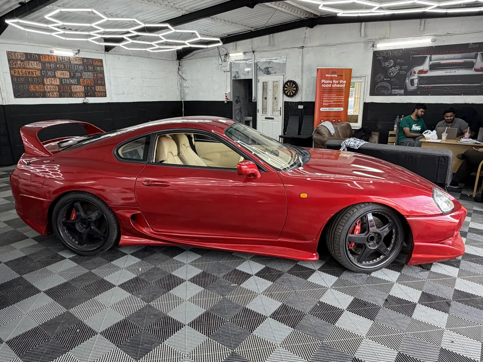 1993 Toyota Supra MK4 Twin Turbo Auto 2JZ-GTE in Candy Red, photo 20