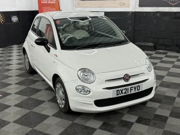 2021 Fiat 500 Automatic in Pearl White, photo 4