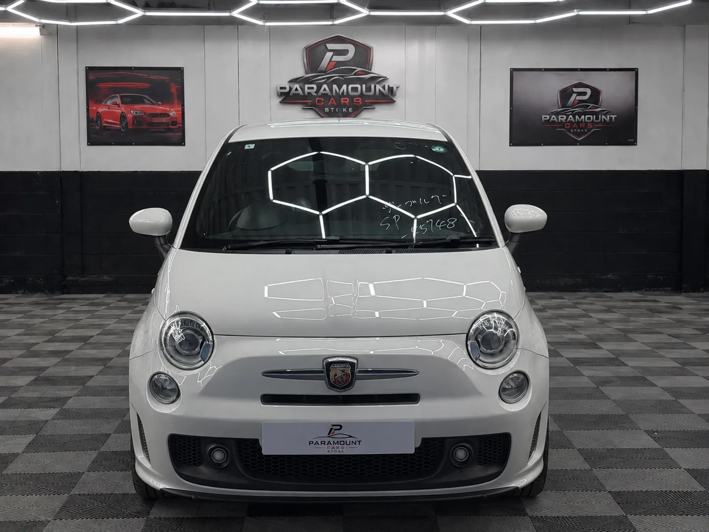 2014 Abarth 595 Competizione Auto 165bhp in White, photo 2