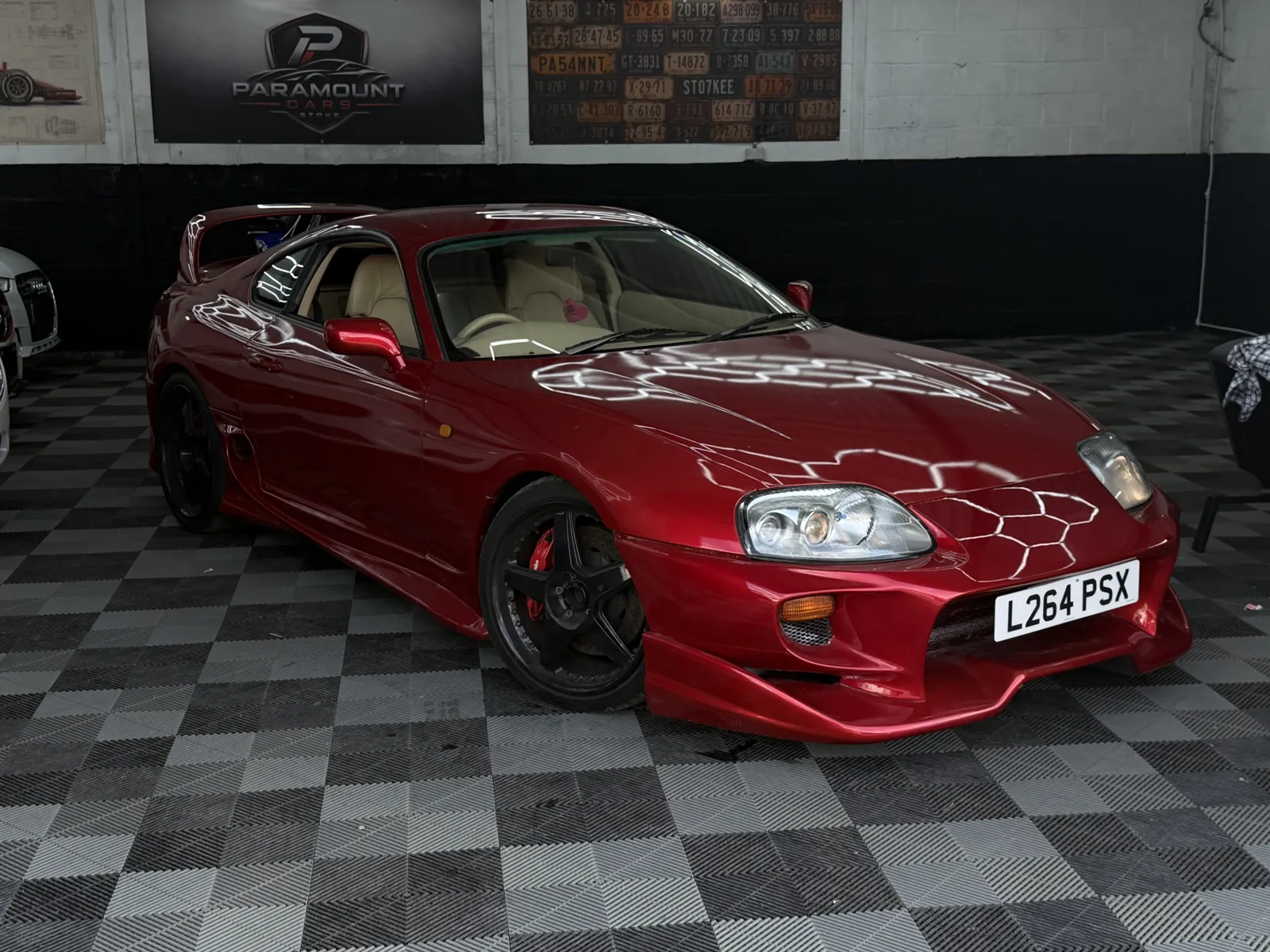 1993 Toyota Supra MK4 Twin Turbo Auto 2JZ-GTE in Candy Red, photo 9