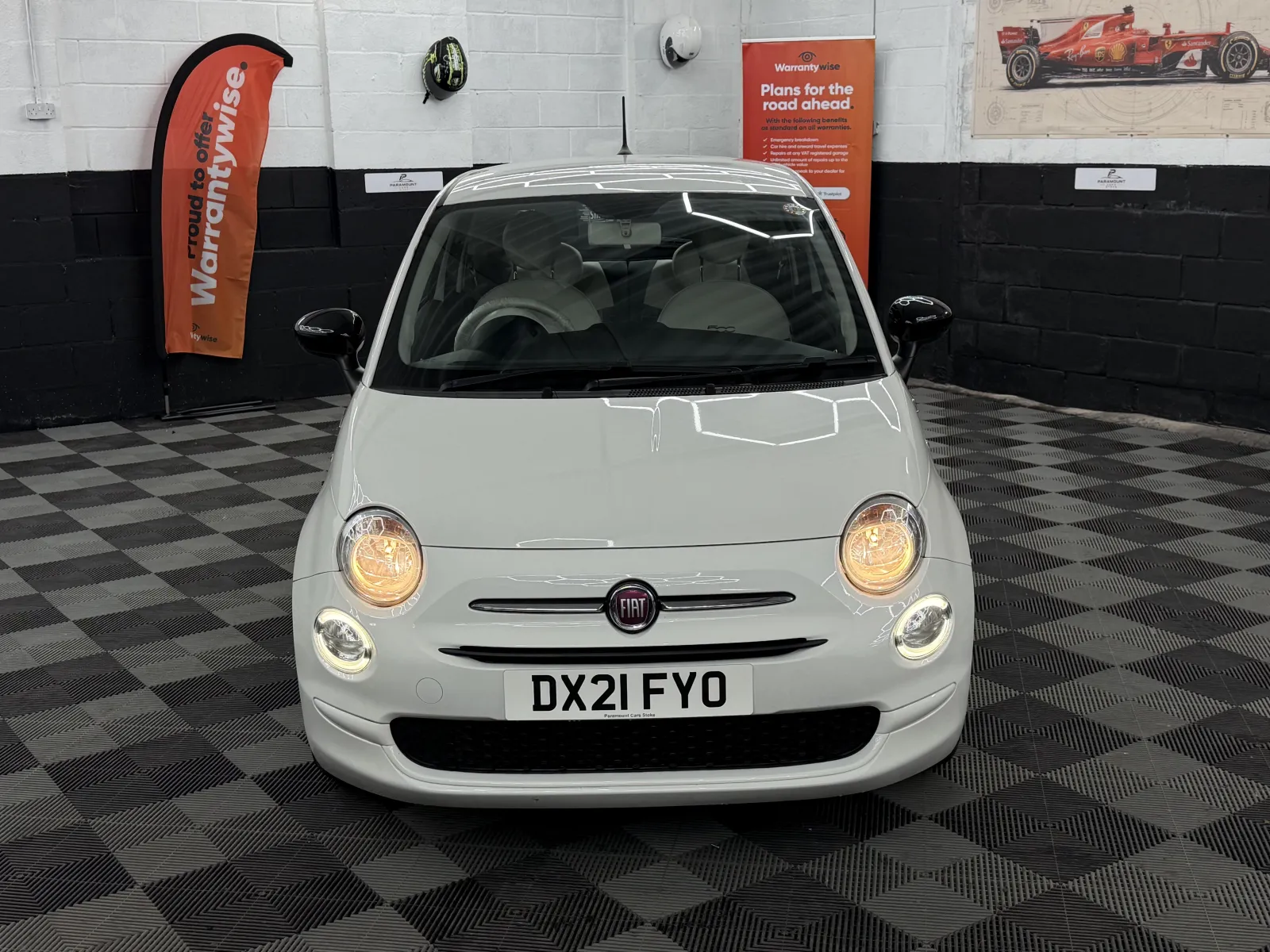 2021 Fiat 500 Automatic in Pearl White, photo 16