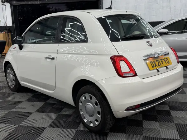 2021 Fiat 500 Automatic in Pearl White, photo 11