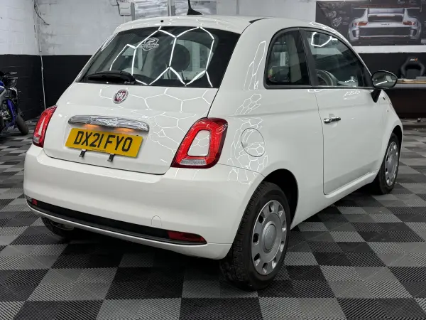 2021 Fiat 500 Automatic in Pearl White, photo 10