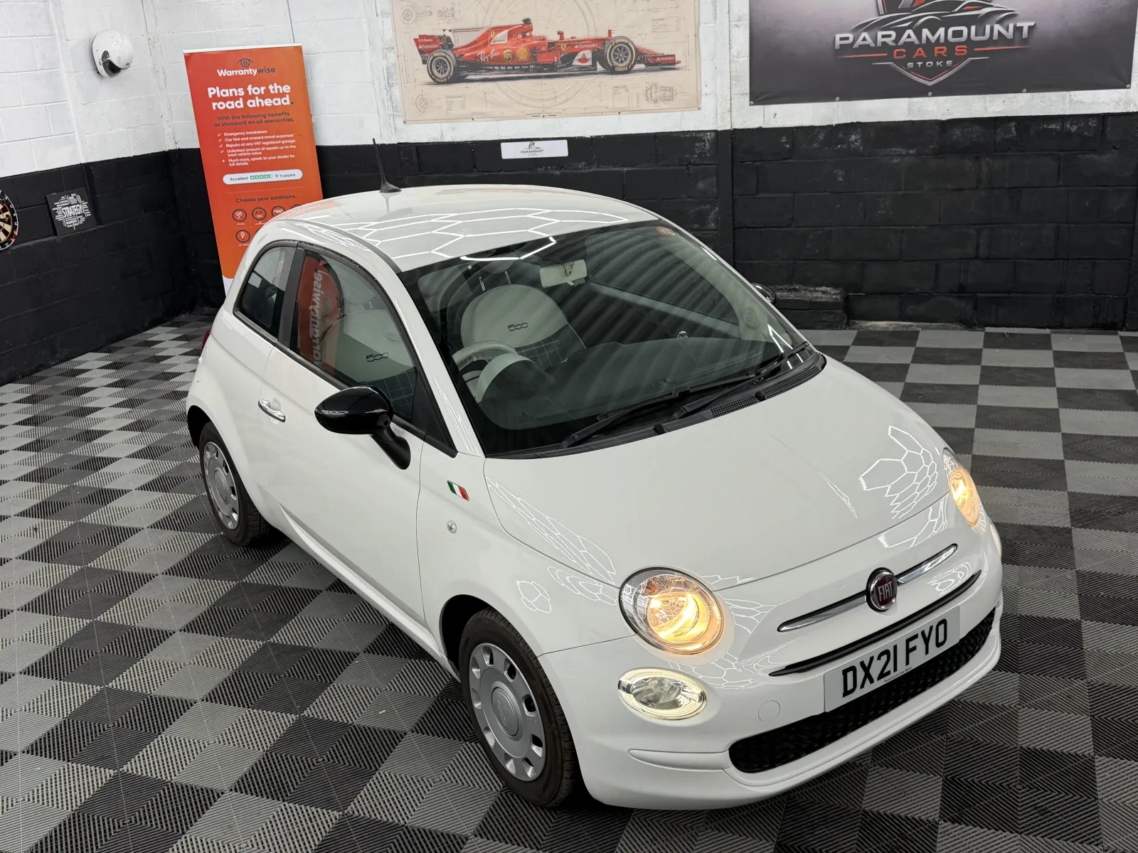 2021 Fiat 500 Automatic in Pearl White, photo 15