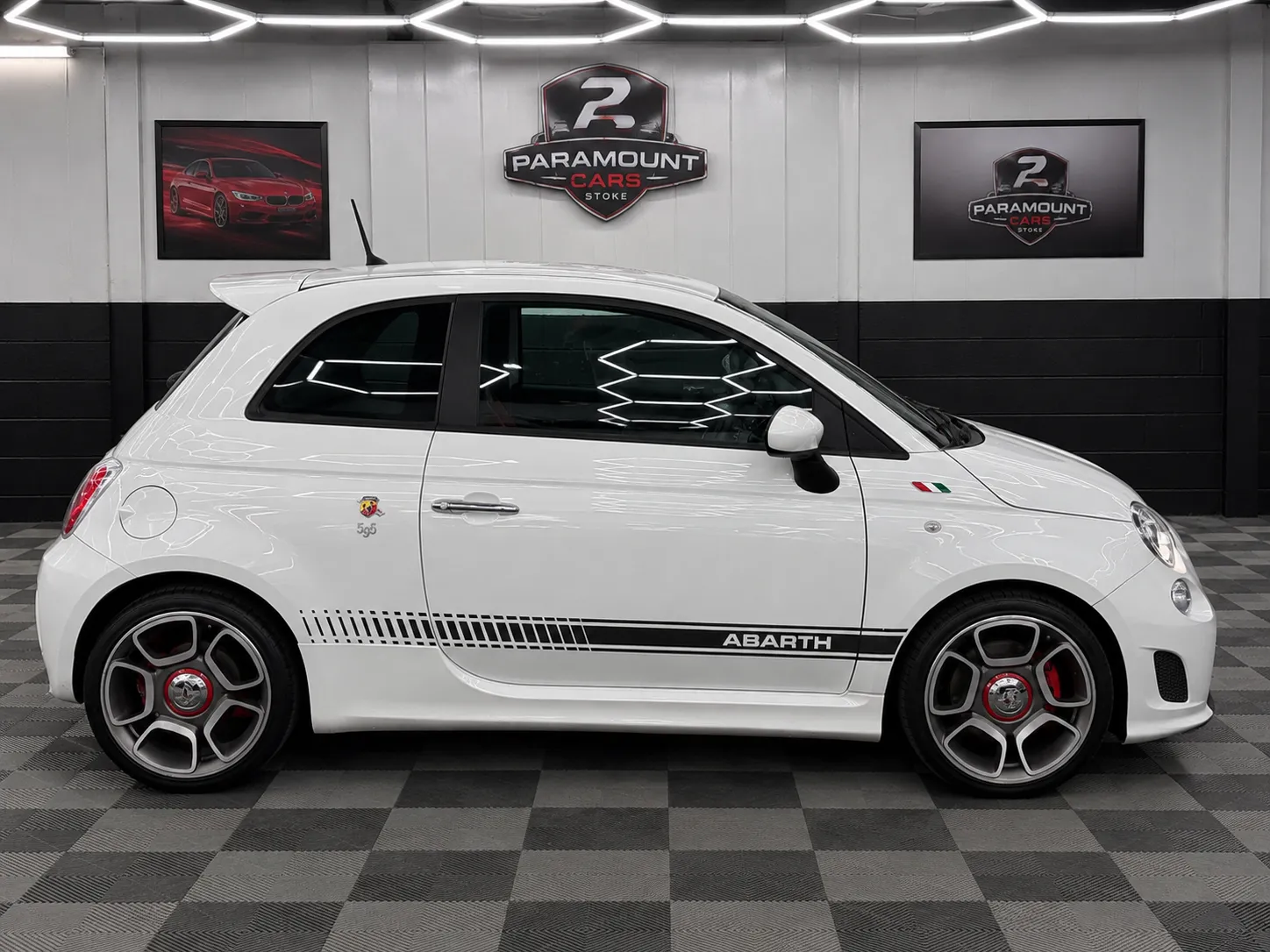 2014 Abarth 595 Competizione Auto 165bhp in White, photo 6