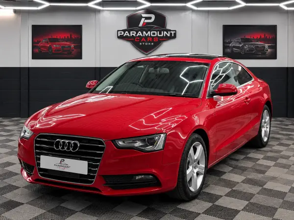 2015 Audi A5 2.0 Quattro Pan-Roof in Red
