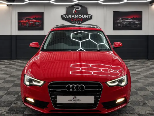 2015 Audi A5 2.0 Quattro Pan-Roof in Red, photo 2