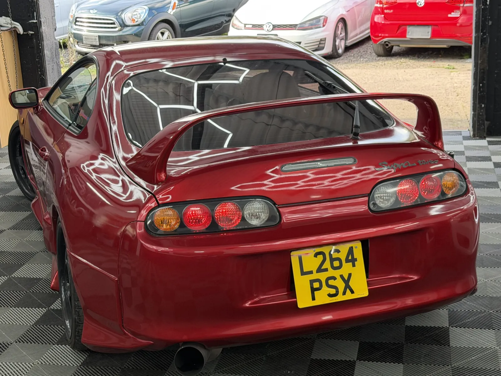 1993 Toyota Supra MK4 Twin Turbo Auto 2JZ-GTE in Candy Red, photo 16