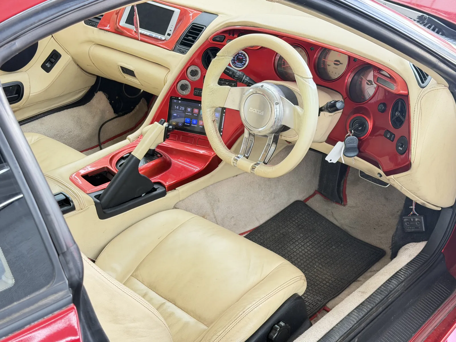 1993 Toyota Supra MK4 Twin Turbo Auto 2JZ-GTE in Candy Red, photo 6