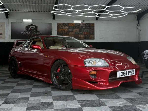 1993 Toyota Supra MK4 Twin Turbo Auto 2JZ-GTE in Candy Red, photo 10
