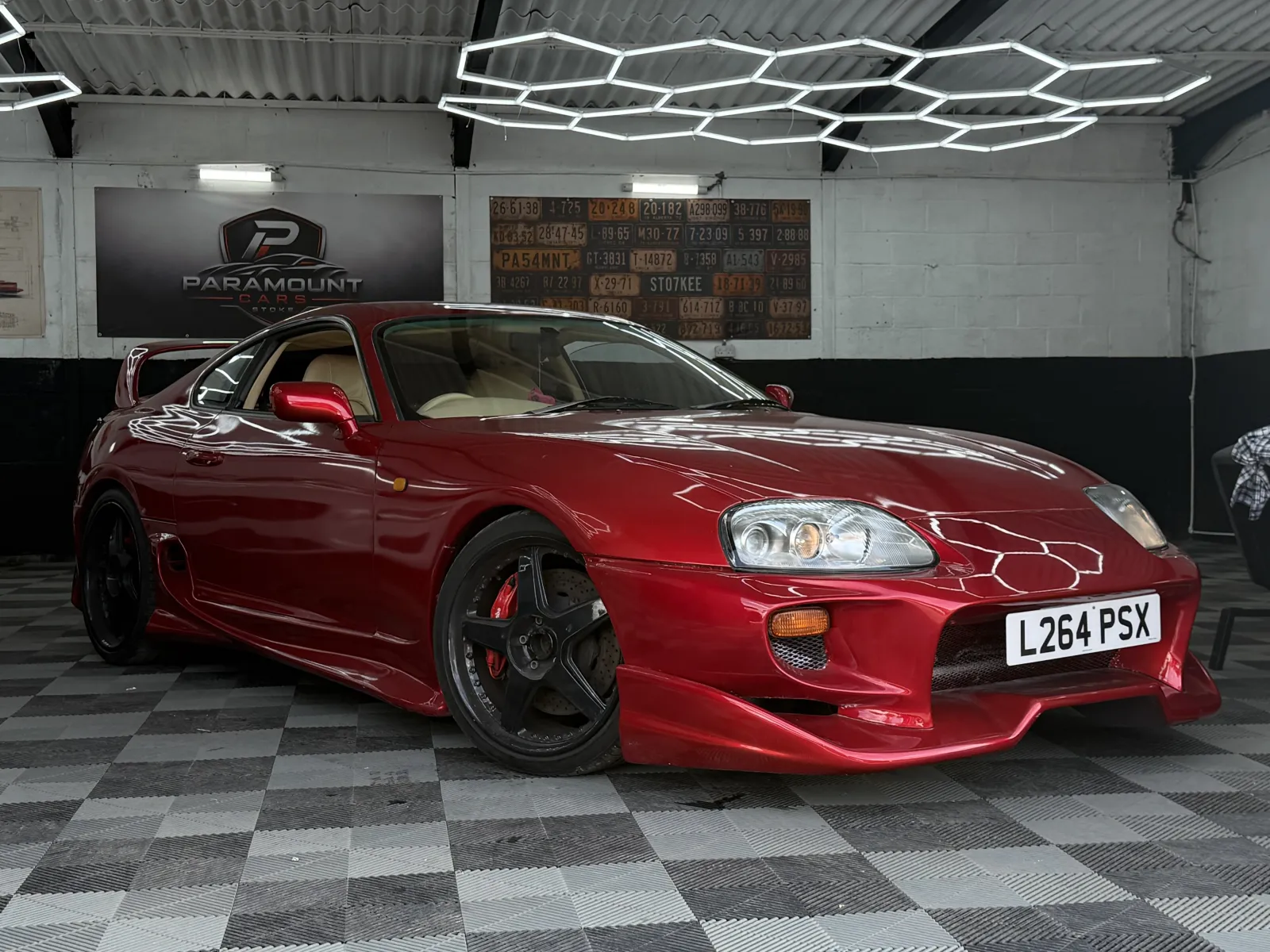 1993 Toyota Supra MK4 Twin Turbo Auto 2JZ-GTE in Candy Red, photo 10
