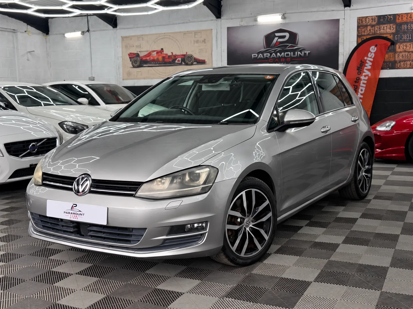 2013 Volkswagen 1.4 TSI BlueMotion Tech SE Edition Hatchback 5dr Petrol DSG Euro 5 (s/s) (122 ps) in Silver, photo 3
