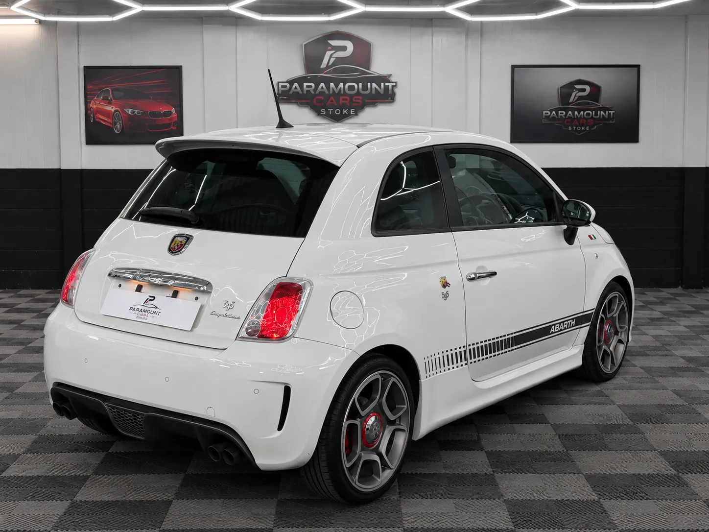 2014 Abarth 595 Competizione Auto 165bhp in White, photo 5