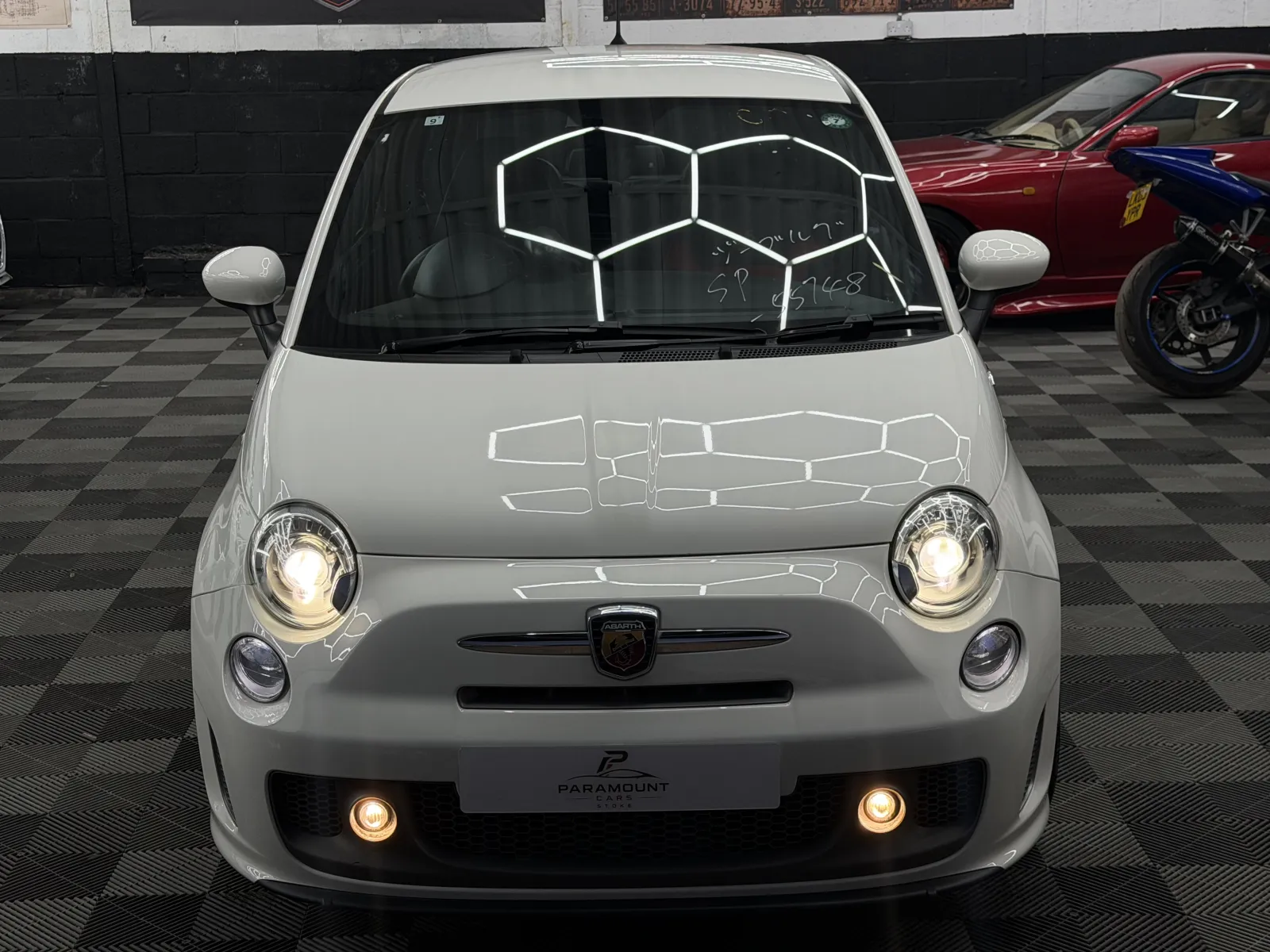 2014 Abarth 595 Competizione Auto 165bhp in White, photo 8