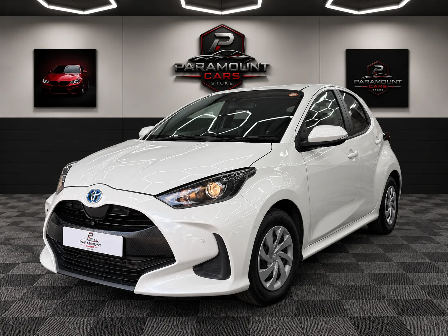 2022 Toyota Yaris in White