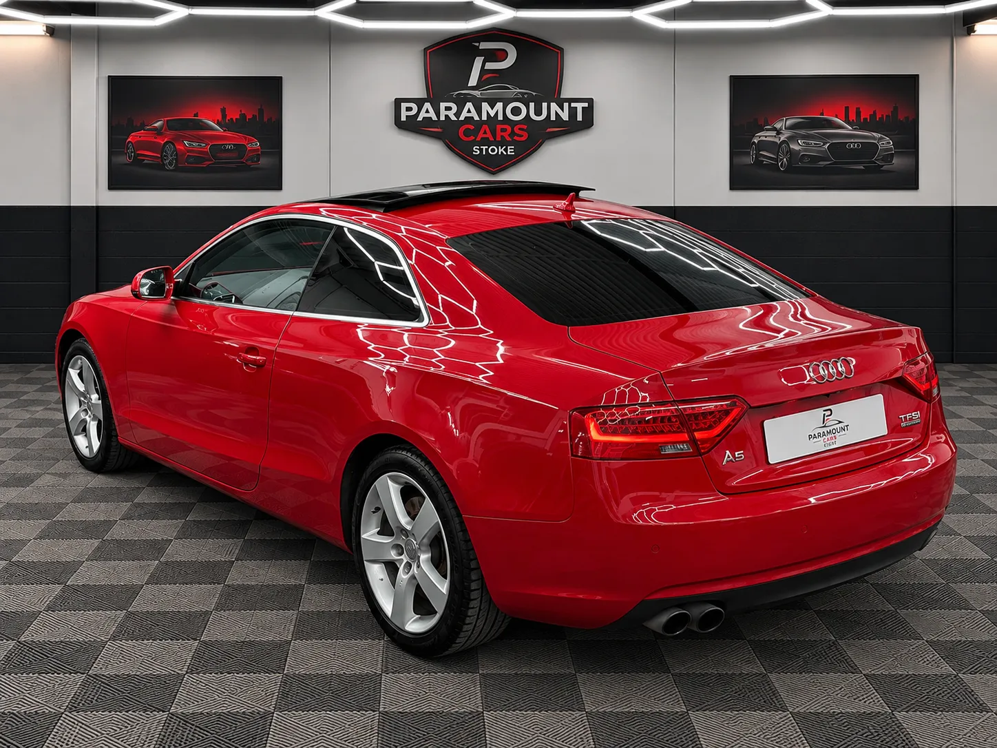 2015 Audi A5 2.0 Quattro Pan-Roof in Red, photo 5