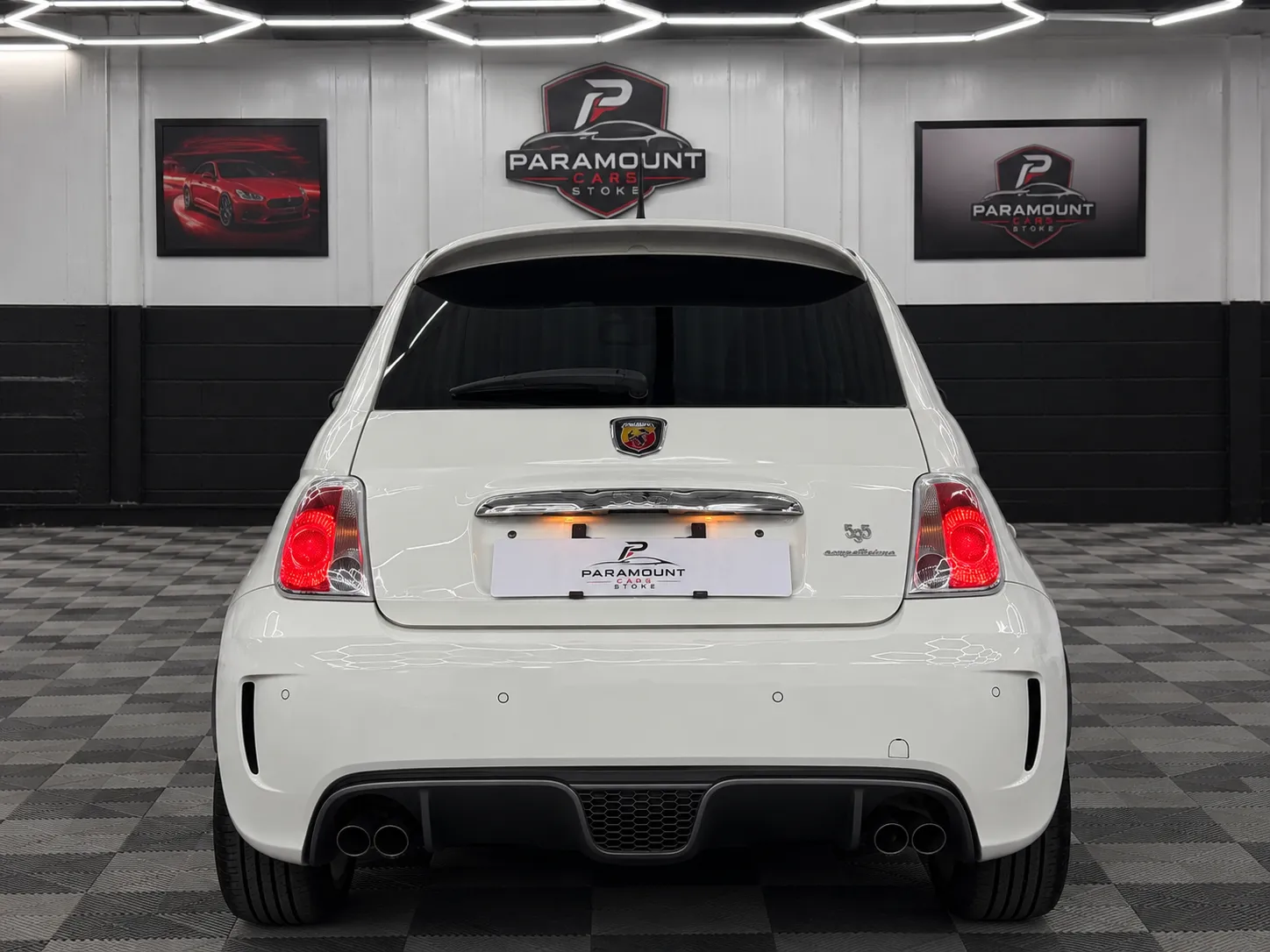 2014 Abarth 595 Competizione Auto 165bhp in White, photo 7